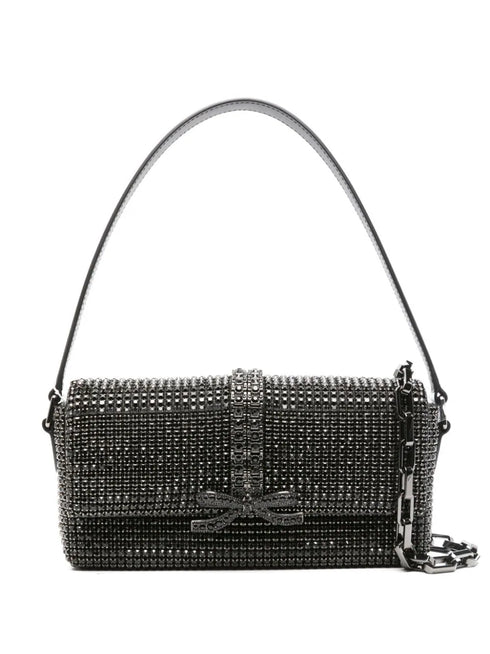 bolso de hombro adornado con gemas